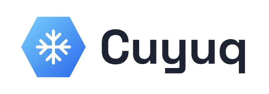 Cuyuq logo concept: a snowflake icon beside the Cuyuq wordmark